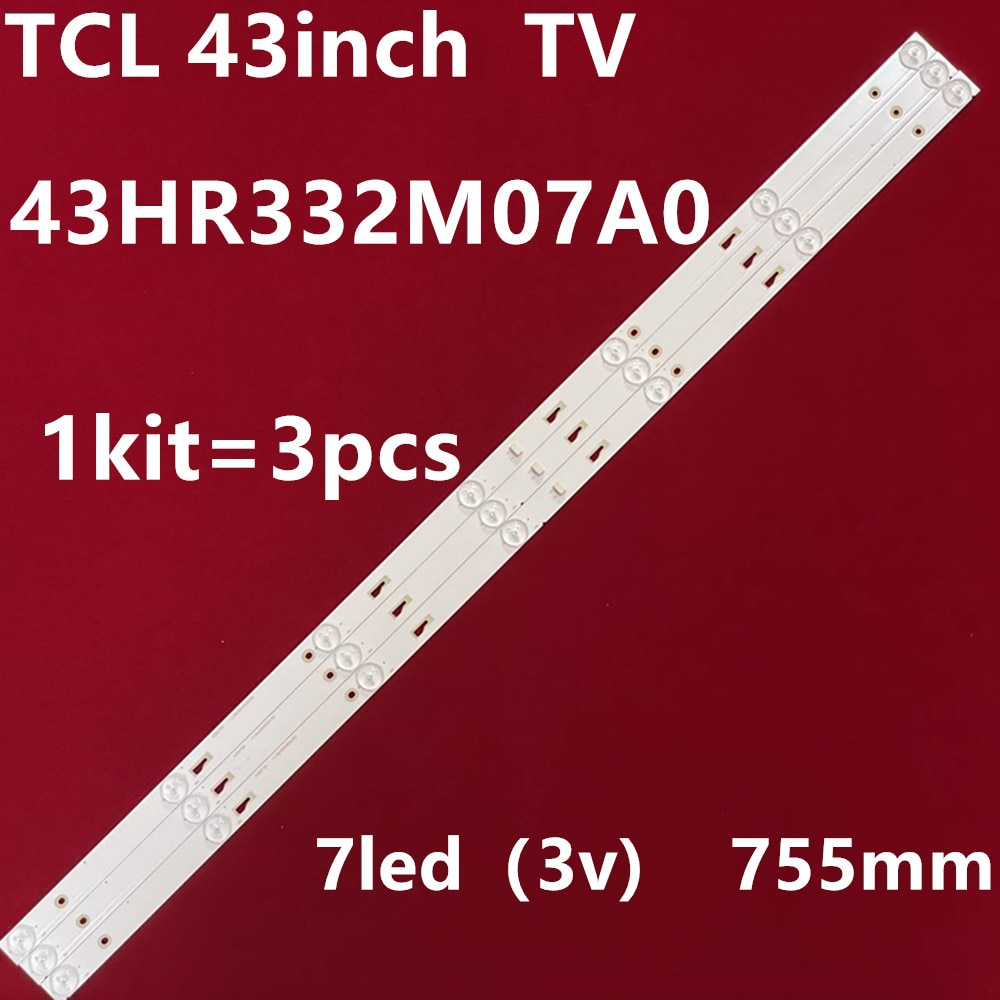 755MM 3PCS LED Ʈ Ʈ 43 &TV TCL 43D2700 1...